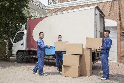 Commercial moving team planning an office relocation in Manor House