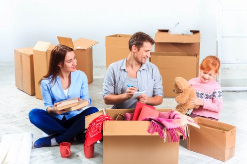Local removals truck suitable for house and office moves in Manor House