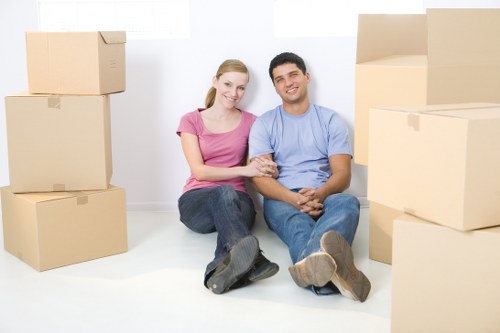 Local moving team handling access challenges in North London