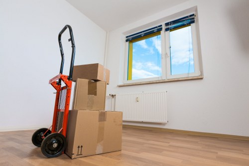 Packing and furniture removal service for a home move in Manor House