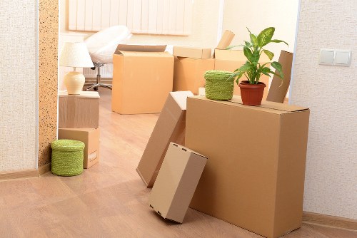 Commercial moving truck support for a North London office relocation